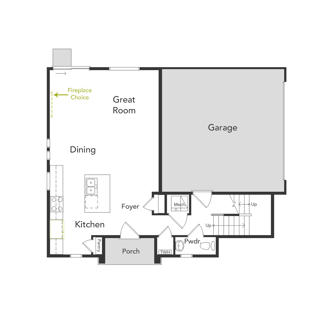 Dalton First Floor and Garage