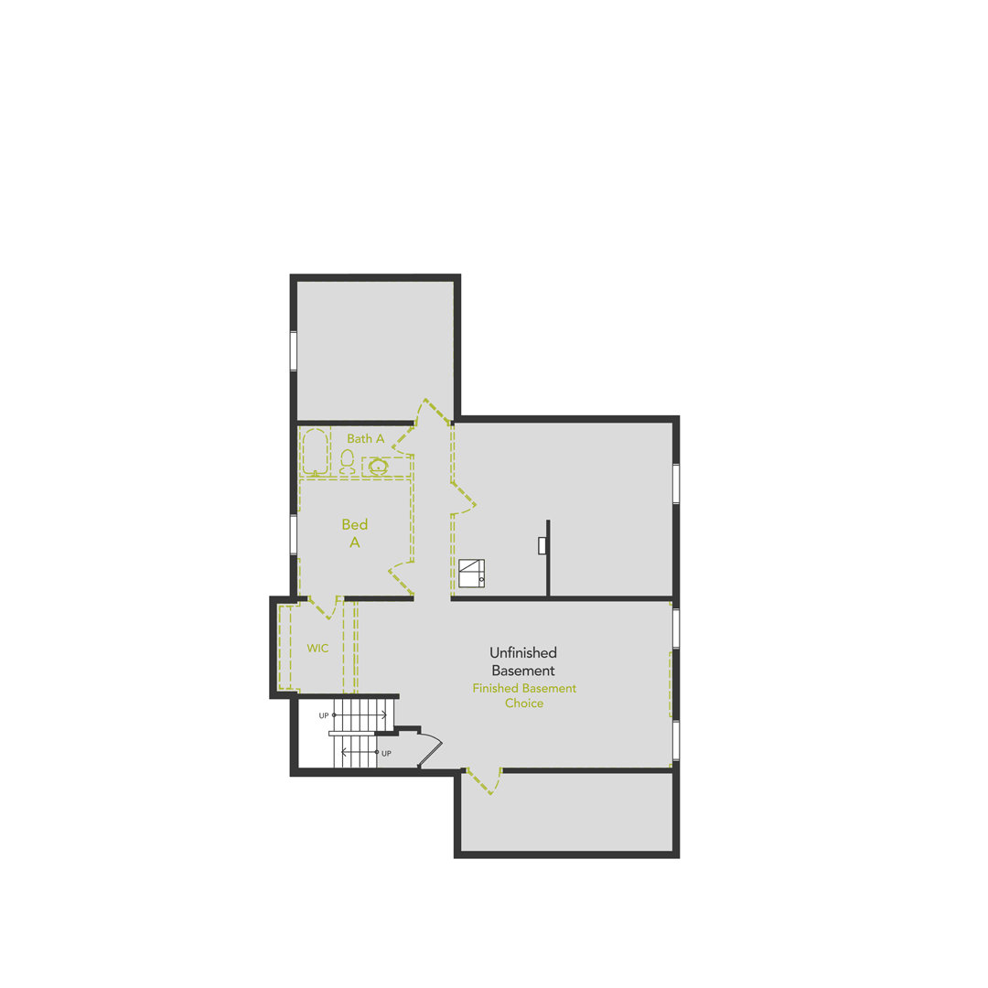 Rigel Basement Floorplan