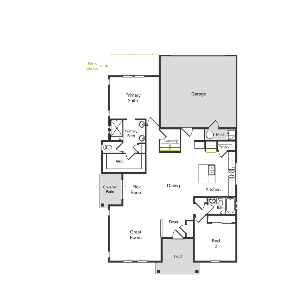 Vega First Floor Floorplan