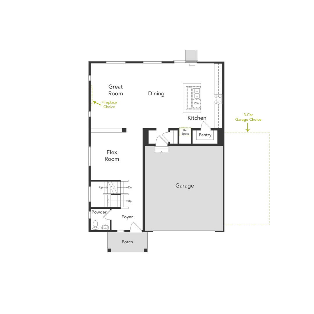 Esprit Brio Floorplan 1st Floor