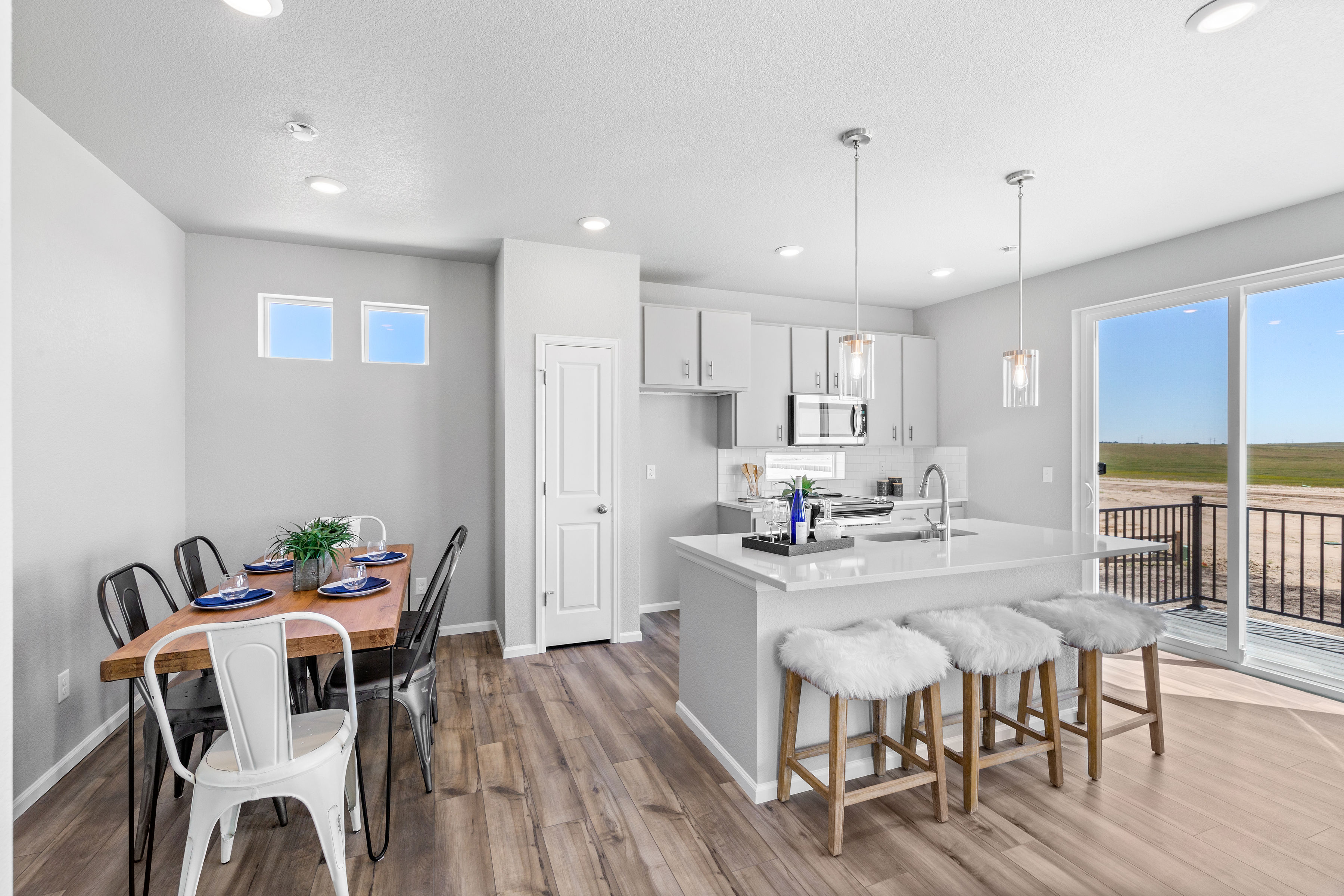 Kitchen and Dining Area