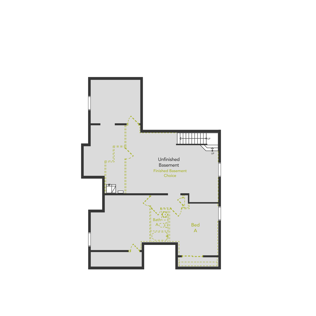 Vega Basement Floorplan