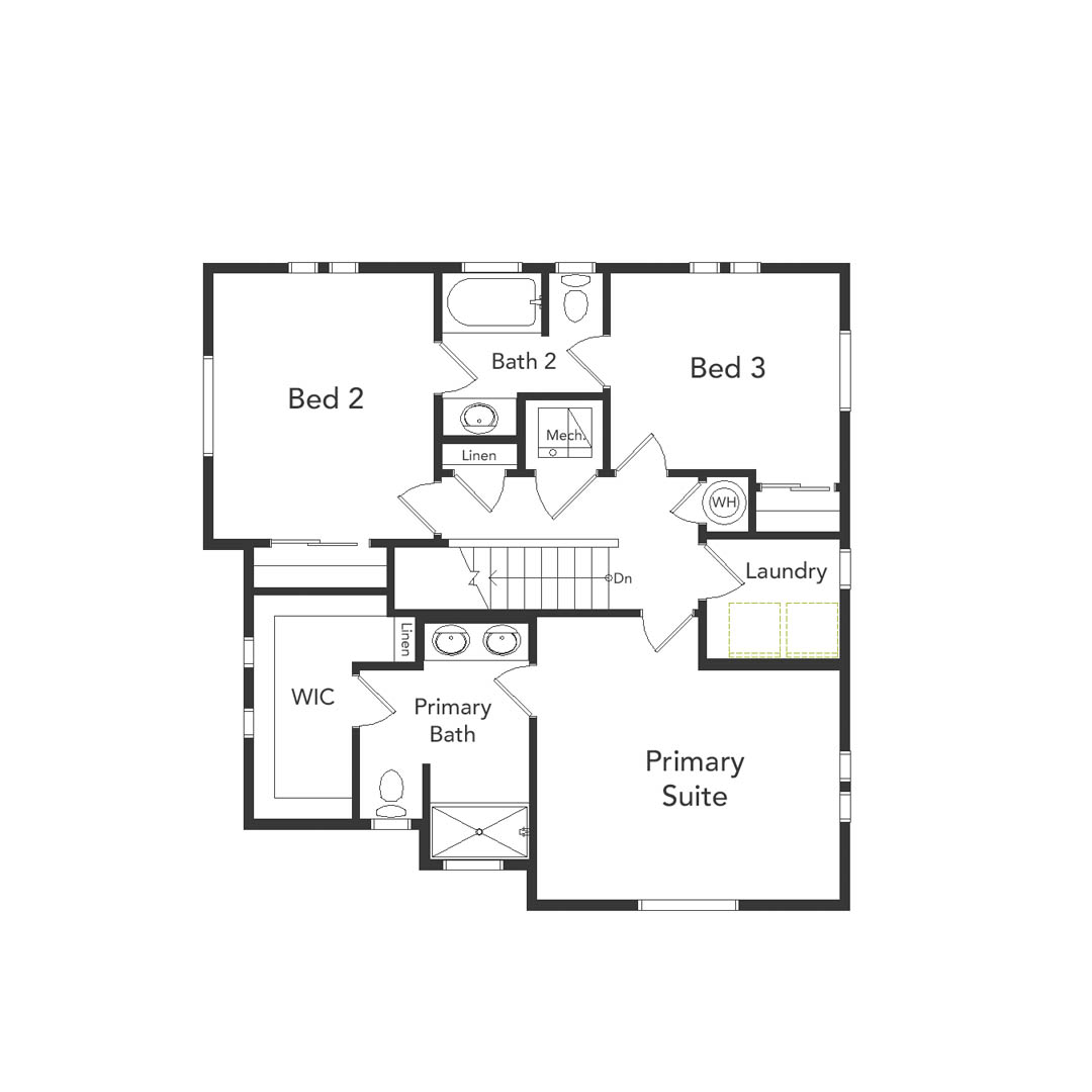 131-TRR Shire CH Floorplan 2nd Floor