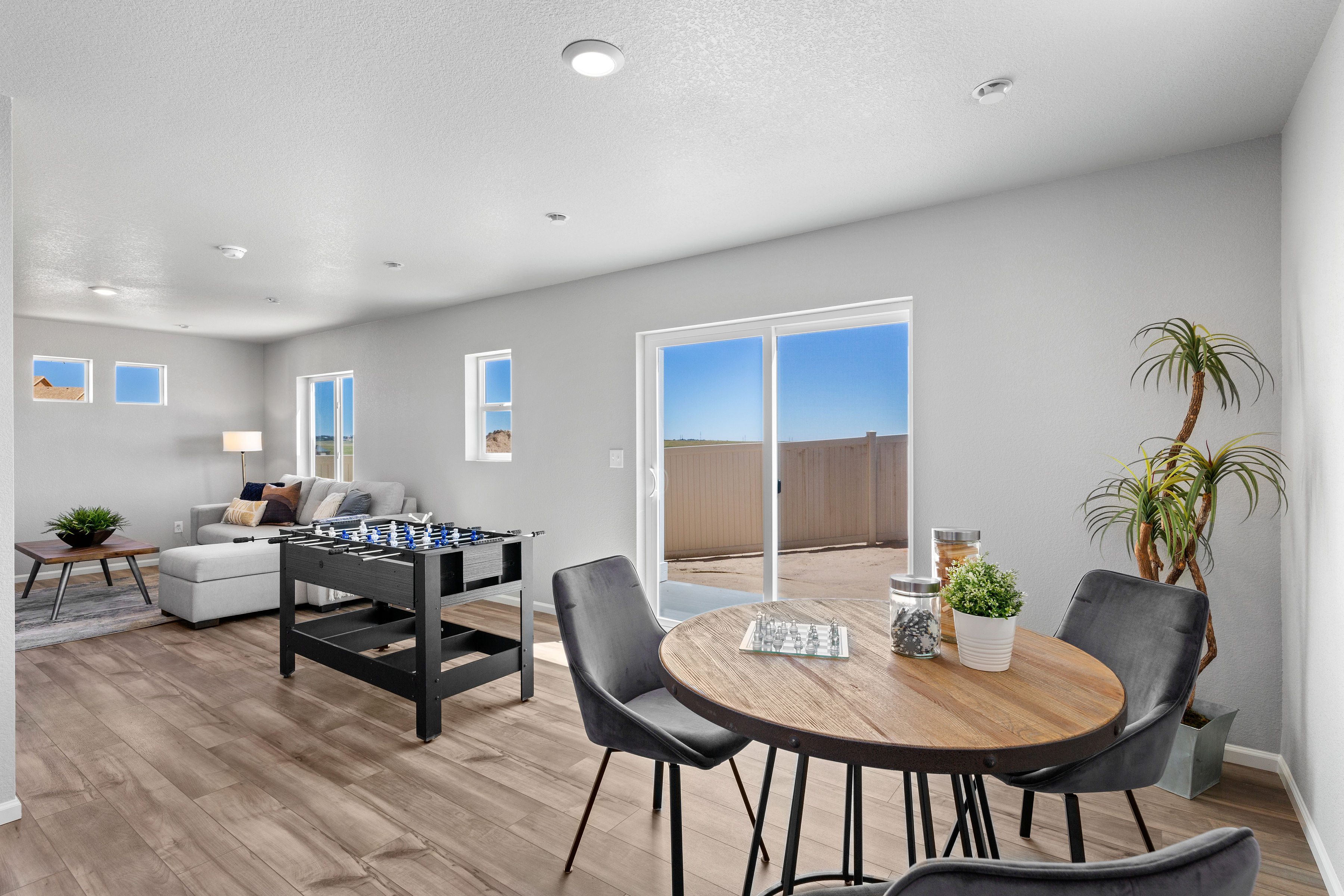 Great Room and Dining Area
