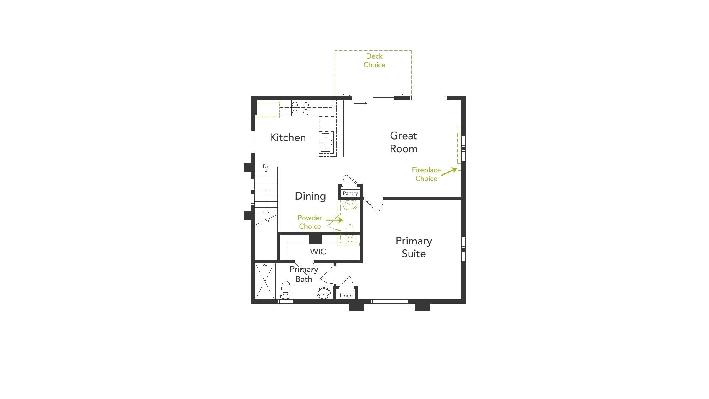Tilbury Reunion Second Floor Layout