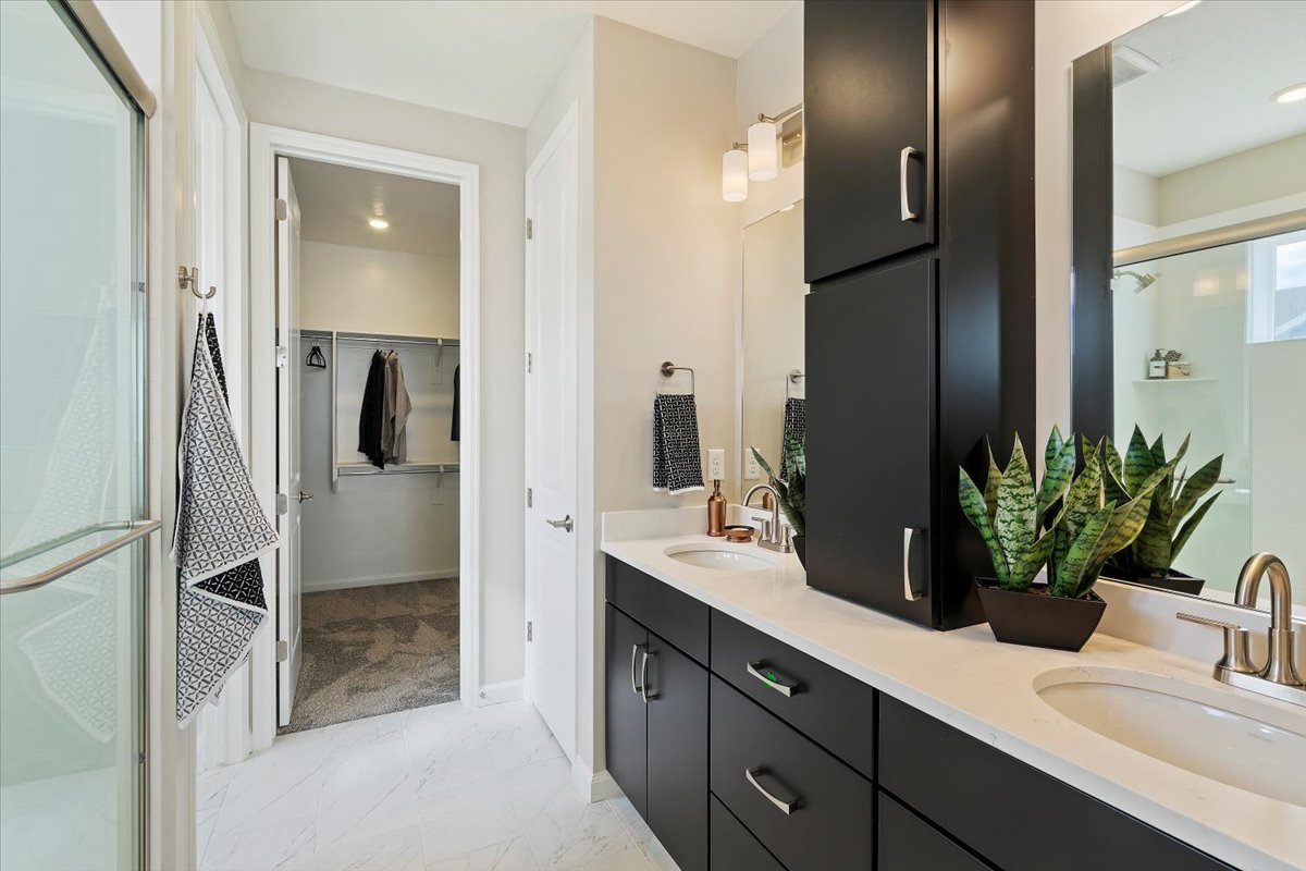 Rigel Primary Bathroom Vanity and Walk In Closet