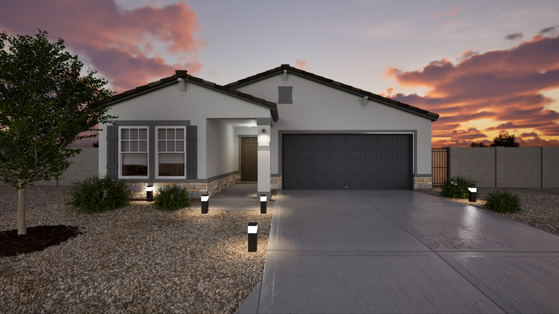 A sample image of this Saguaro floorplan available home