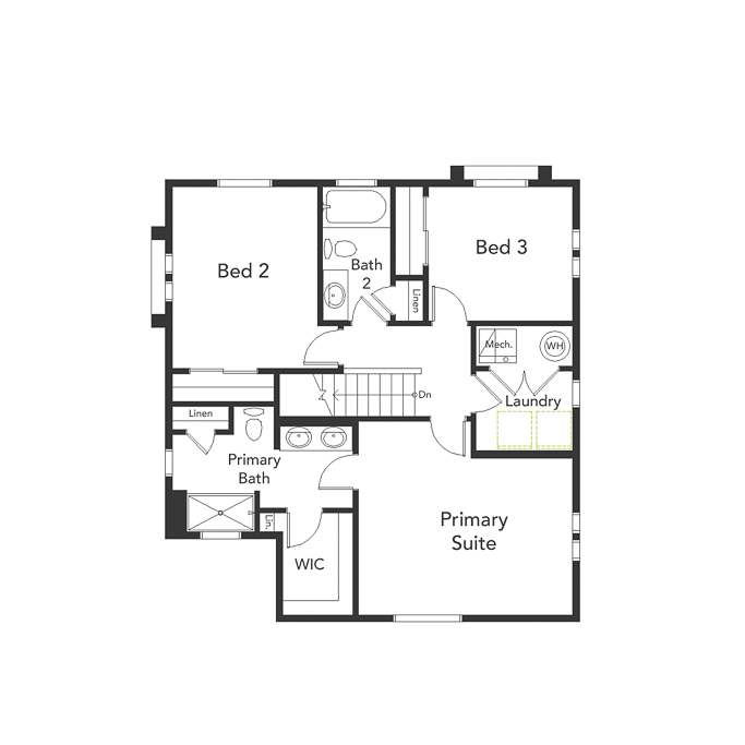 Percheron Reunion Second Floor Layout